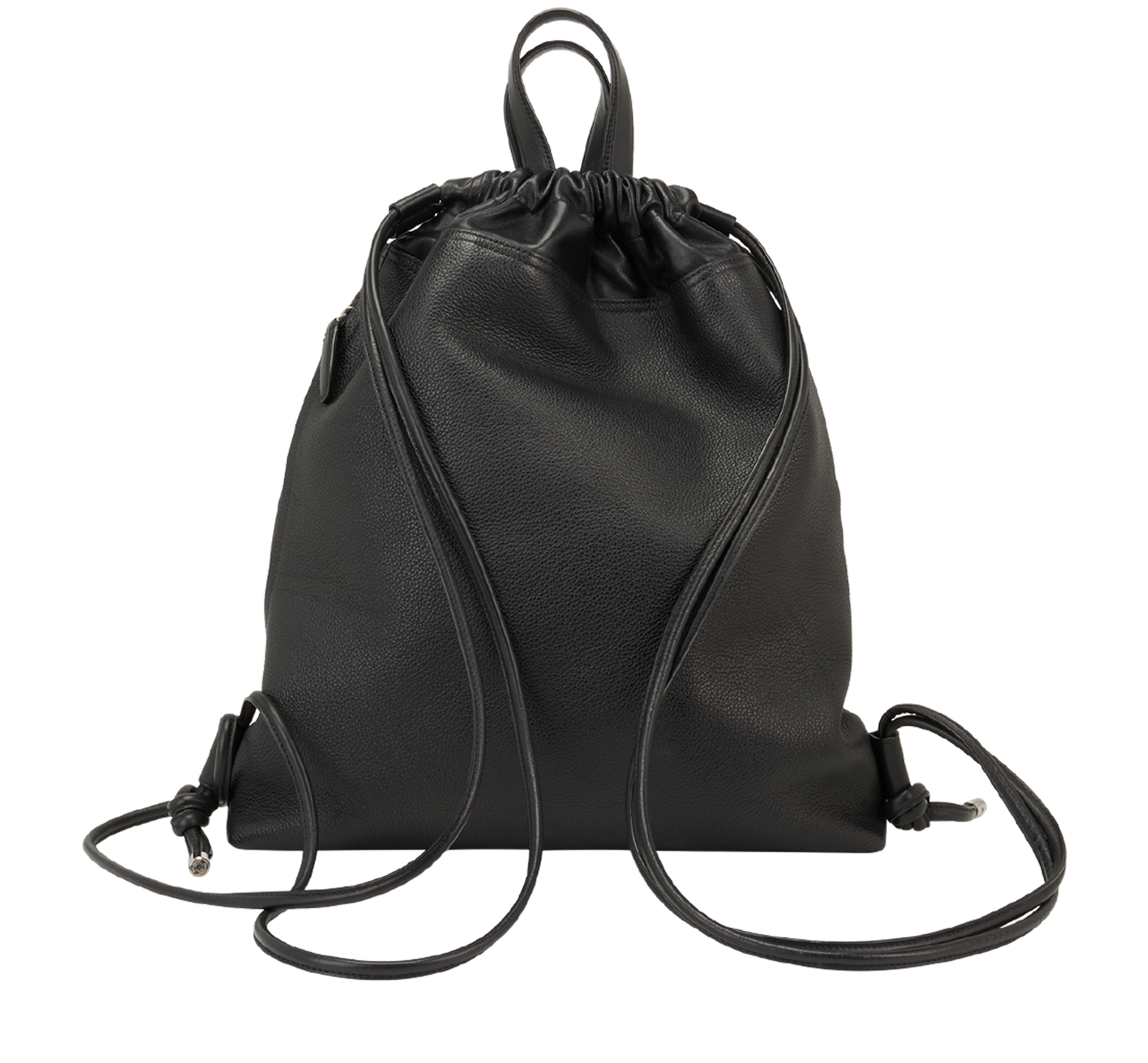 Urban Logo Backpack, &pound;250, Handbags, Black, Leather, Back view